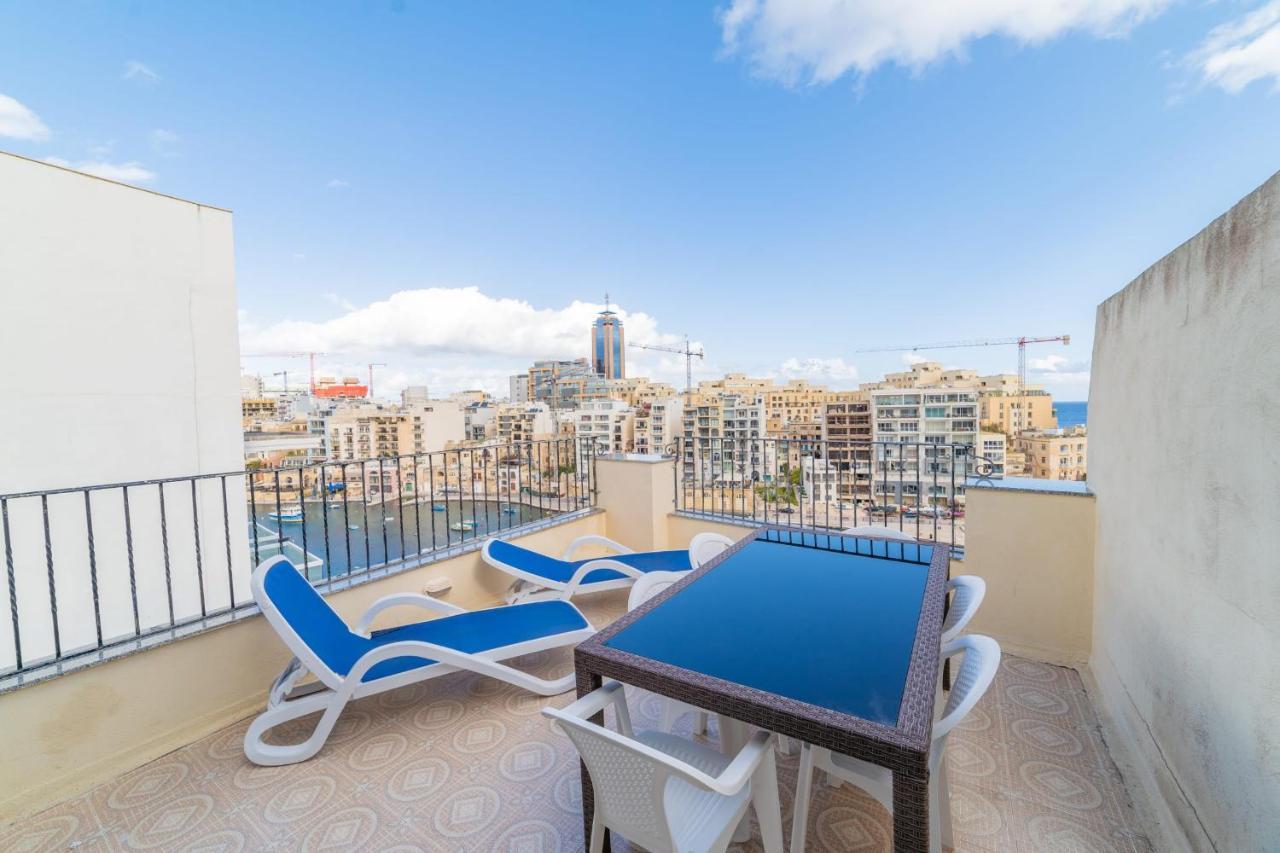 Amazing Views Of Spinola Bay In Heart Of Stjulians-Hosted By Sweetstay St. Julian's Exterior foto