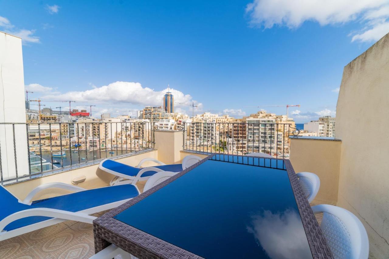 Amazing Views Of Spinola Bay In Heart Of Stjulians-Hosted By Sweetstay St. Julian's Exterior foto