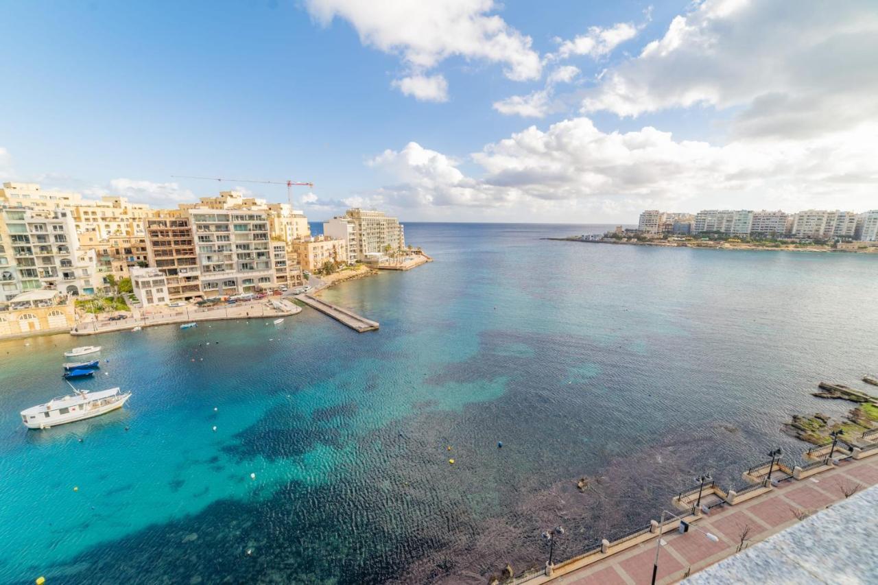 Amazing Views Of Spinola Bay In Heart Of Stjulians-Hosted By Sweetstay St. Julian's Exterior foto